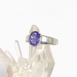 Tanzanite Oval Faceted Ring Size 7.5 PRGJ1016