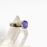 Tanzanite Oval Faceted Ring Size 8 PRGJ1017