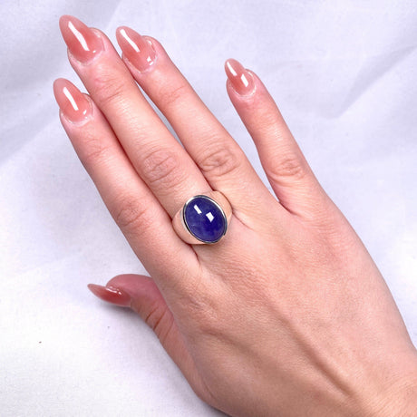 Tanzanite oval ring R4203 s.9 KRGJ2800 - Nature's Magick