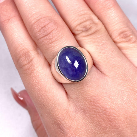 Tanzanite oval ring R4203 s.9 KRGJ2800 - Nature's Magick