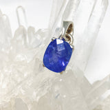 Tanzanite Rectangular Checkerboard Faceted Pendant PPGJ788