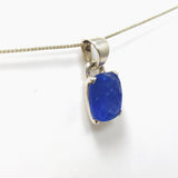 Tanzanite Rectangular Checkerboard Faceted Pendant PPGJ788