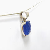 Tanzanite Rectangular Checkerboard Faceted Pendant PPGJ788