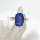 Tanzanite Rectangular Faceted Ring Size 10 PRGJ510