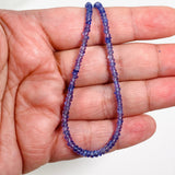 Tanzanite small bead necklace - Nature's Magick