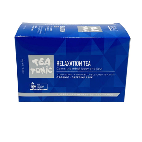 Tea Tonic Organic Relaxation Tea x 20 Tea Bags - Nature's Magick