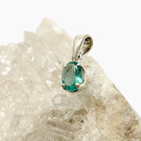 Teal Apatite Oval Faceted Pendant PPGJ901