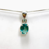 Teal Apatite Oval Faceted Pendant PPGJ901