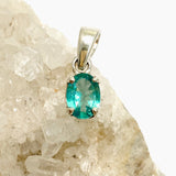 Teal Apatite Oval Faceted Pendant PPGJ991