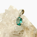 Teal Apatite Oval Faceted Pendant PPGJ991