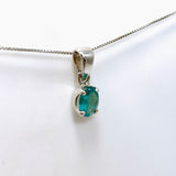 Teal Apatite Oval Faceted Pendant PPGJ991