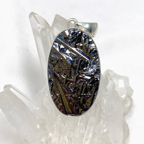 Terahertz (Silica) Raw Oval Pendant KPGJ4531 - Nature's Magick