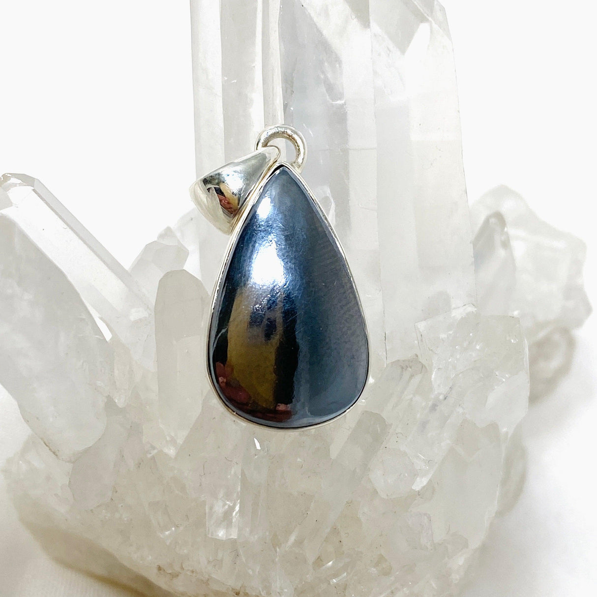 Terahertz (Silica) Teardrop Pendant KPGJ4540 - Nature's Magick