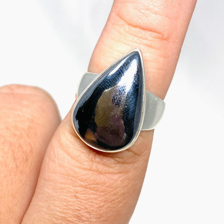 Terahertz (Silica) Teardrop Ring Size 8 KRGJ3261 - Nature's Magick