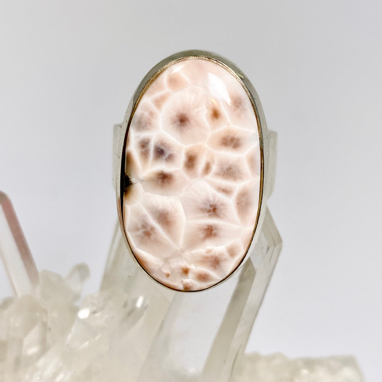 Thomsonite Oval Cabochon Ring Size 8 R5000TOM-8