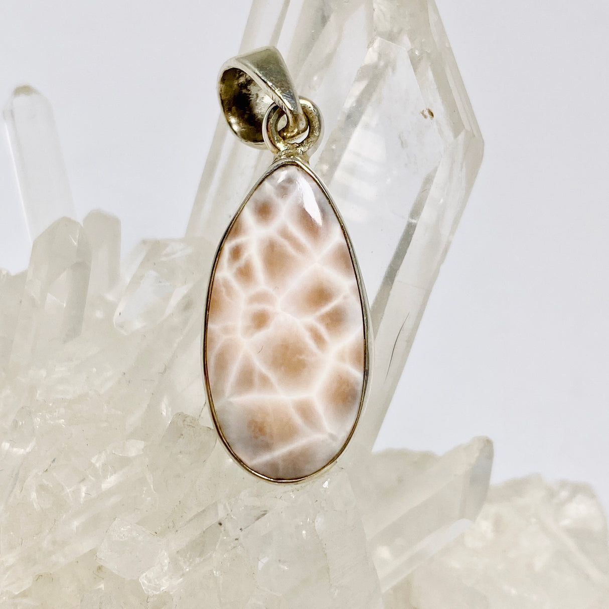 Thomsonite Teardrop Cabochon Pendant CP500-TOM-02