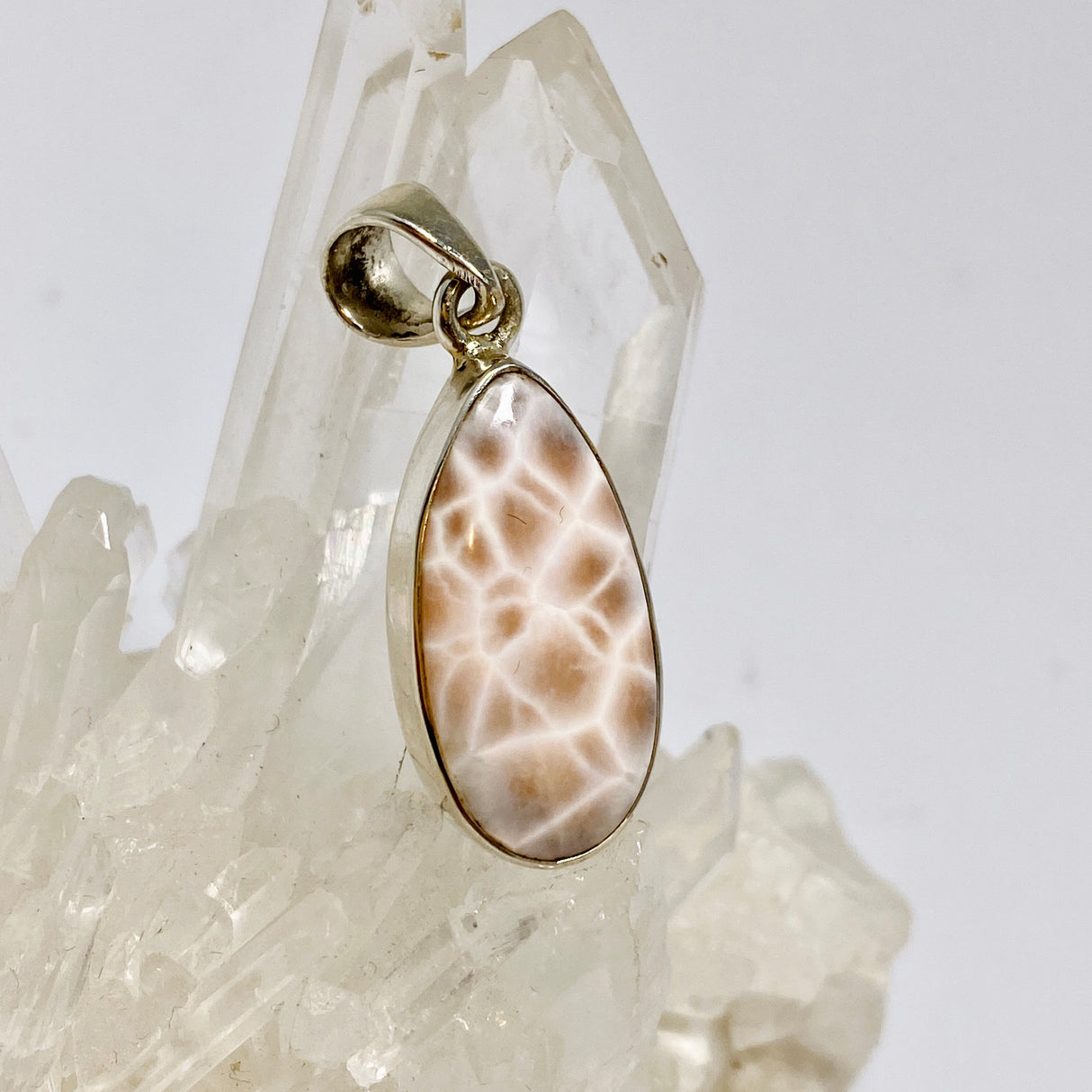Thomsonite Teardrop Cabochon Pendant CP500-TOM-02