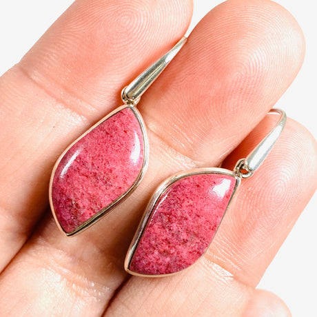 Thulite Freeform Earrings KEGJ1416 - Nature's Magick