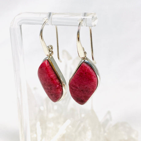 Thulite Freeform Earrings KEGJ1416 - Nature's Magick