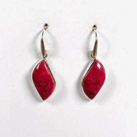 Thulite Freeform Earrings KEGJ1416 - Nature's Magick