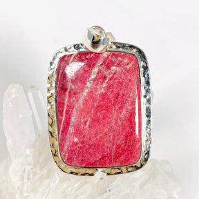 Thulite Rectangular Pendant KPGJ4077 - Nature's Magick