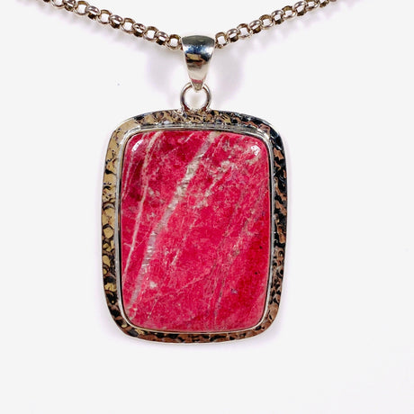 Thulite Rectangular Pendant KPGJ4077 - Nature's Magick