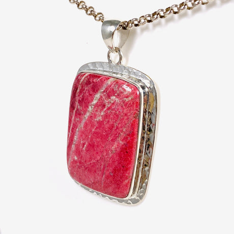 Thulite Rectangular Pendant KPGJ4077 - Nature's Magick