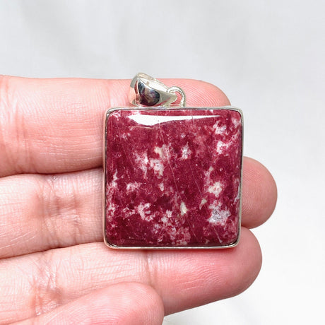 Thulite Square Pendant KPGJ4492 - Nature's Magick