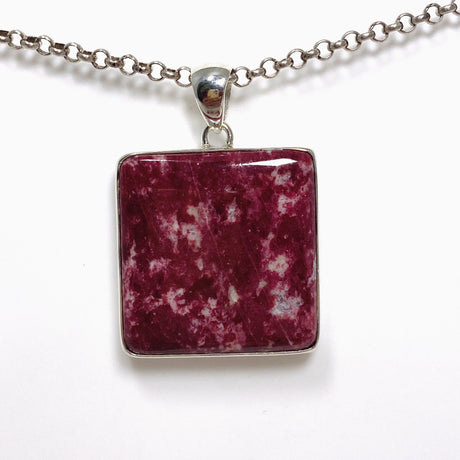 Thulite Square Pendant KPGJ4492 - Nature's Magick