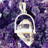 Tibetan Quartz Crystal Pendant PPGJ616 - Nature's Magick