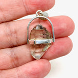 Tibetan Quartz Crystal Pendant PPGJ616 - Nature's Magick