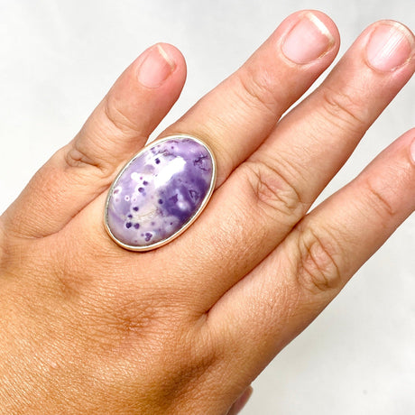 Tiffany Stone Oval Ring Size 9 PRGJ486 - Nature's Magick