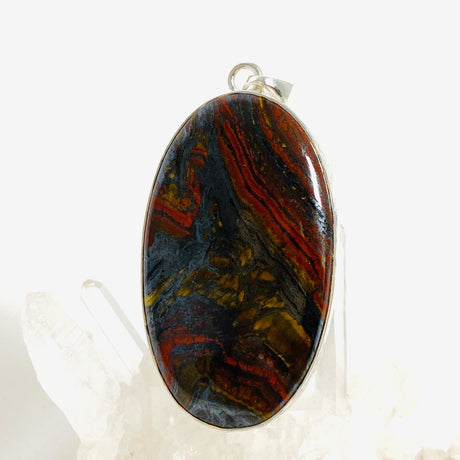 Tiger Iron Oval Pendant KPGJ4063 - Nature's Magick