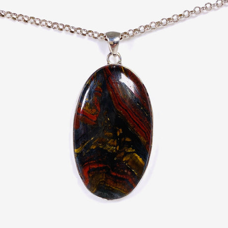 Tiger Iron Oval Pendant KPGJ4063 - Nature's Magick