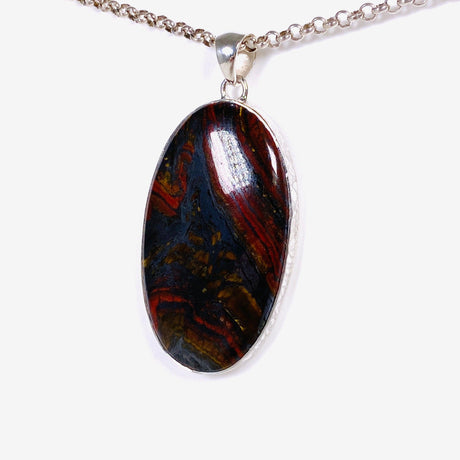 Tiger Iron Oval Pendant KPGJ4063 - Nature's Magick