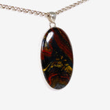 Tiger Iron Oval Pendant KPGJ4063 - Nature's Magick