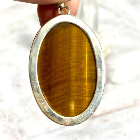 Tiger's Eye Oval Pendant KPGJ2021 - Nature's Magick