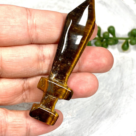 Tiger's eye sword carving BTEYK - Nature's Magick