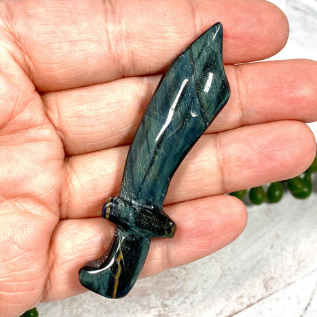 Tiger's eye sword carving BTEYK - Nature's Magick