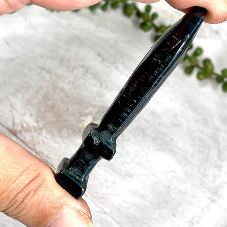 Tiger's eye sword carving BTEYK - Nature's Magick