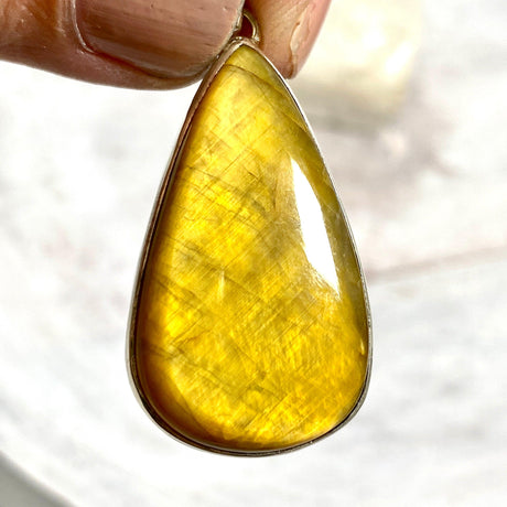 Tiger's eye teardrop pendant KPGJ2025 - Nature's Magick