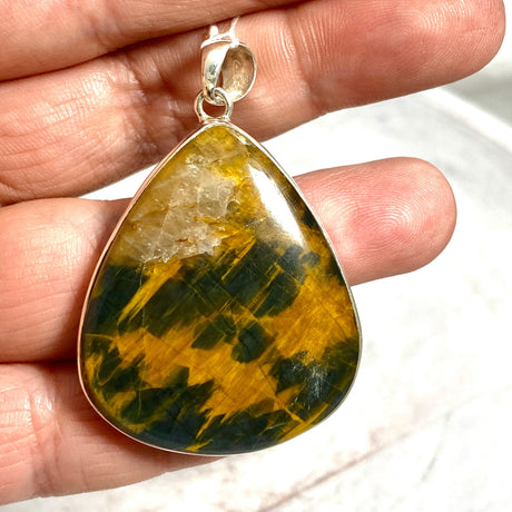 Tiger's Eye teardrop pendant KPGJ3526 - Nature's Magick