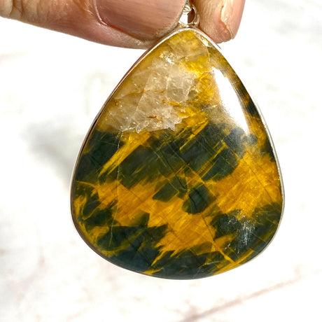 Tiger's Eye teardrop pendant KPGJ3526 - Nature's Magick