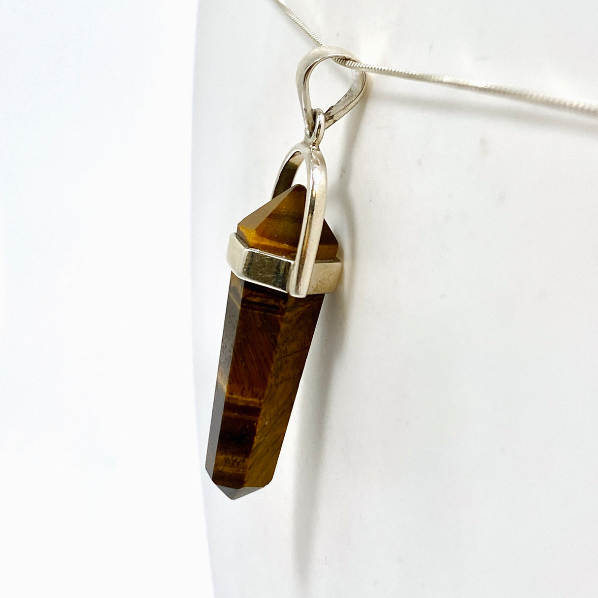 Tiger's Eye Double Point Pendant PPGJ1234