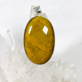 Tigers Eye Oval Pendant KPGJ4206 - Nature's Magick