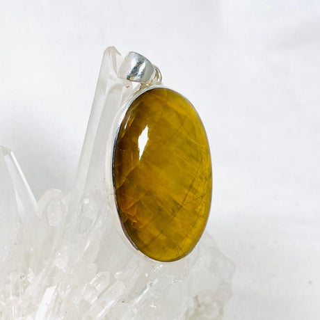 Tigers Eye Oval Pendant KPGJ4206 - Nature's Magick