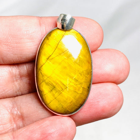 Tigers Eye Oval Pendant KPGJ4206 - Nature's Magick