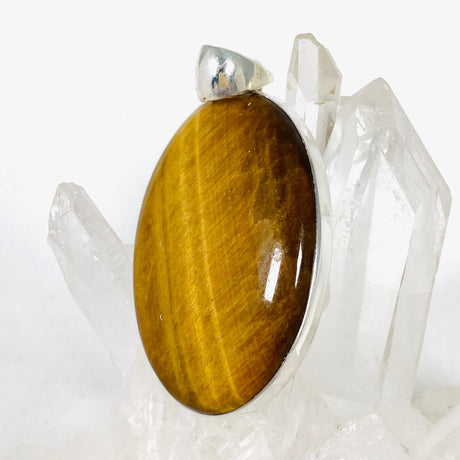 Tigers Eye Oval Pendant KPGJ4207 - Nature's Magick