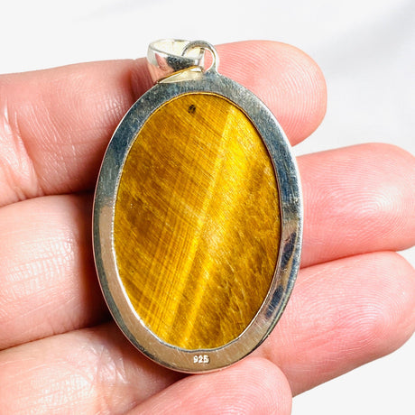 Tigers Eye Oval Pendant KPGJ4207 - Nature's Magick