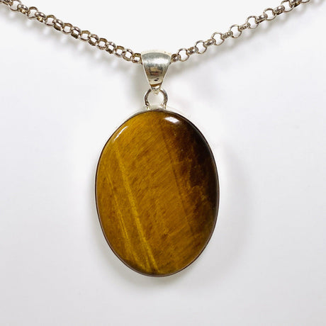 Tigers Eye Oval Pendant KPGJ4207 - Nature's Magick